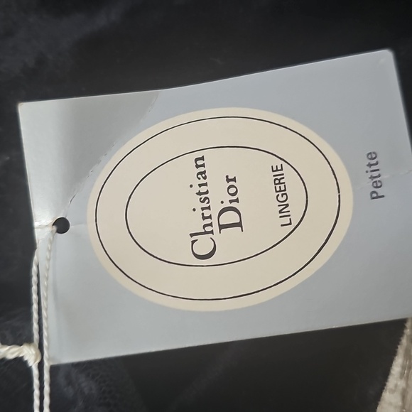 Christian Dior Vintage 80s 90s Lace Trim Robe - Picture 12 of 13